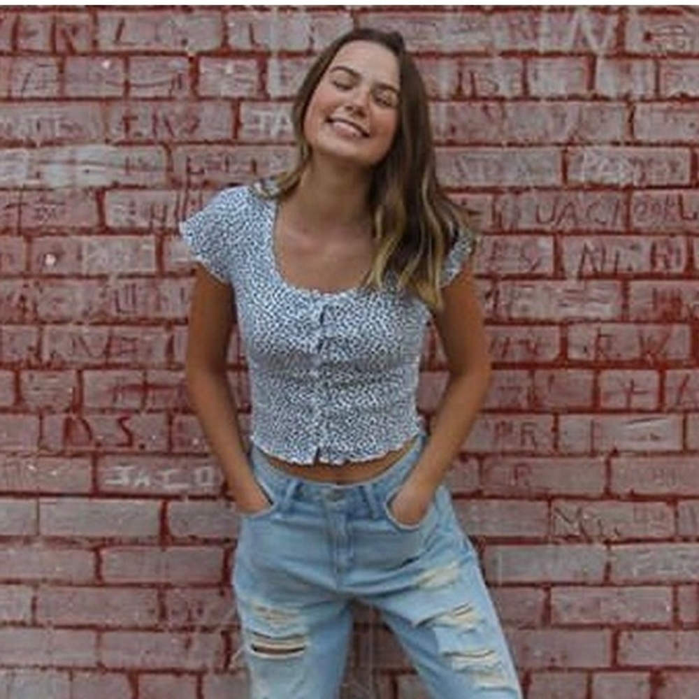 Brandy Melville Floral Top